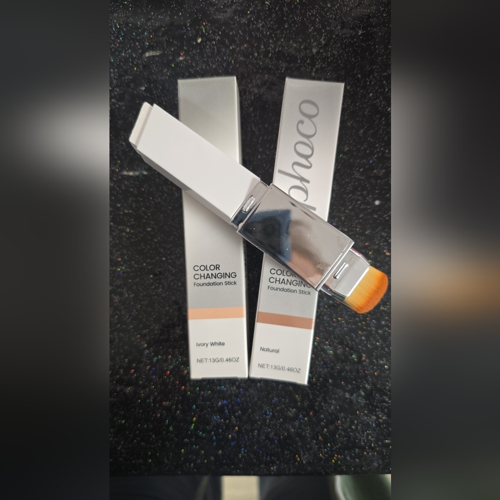 Color Changing Foundation Stick - Ivory White and Natural